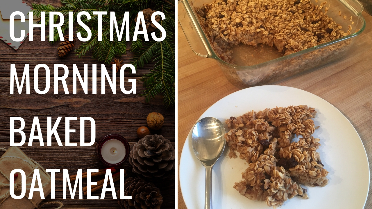 Christmas Morning Baked Oatmeal