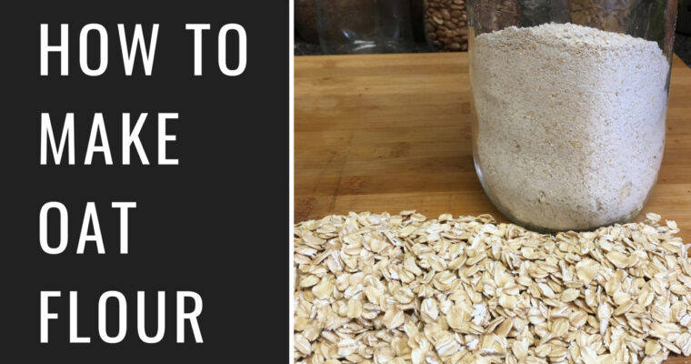 How to Make Oat Flour with a Blender