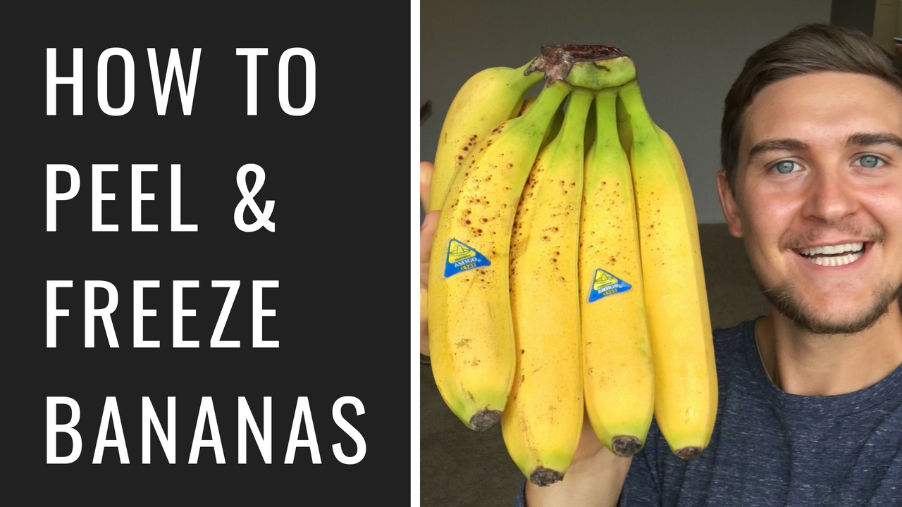 How to Freeze Bananas for Nice Cream