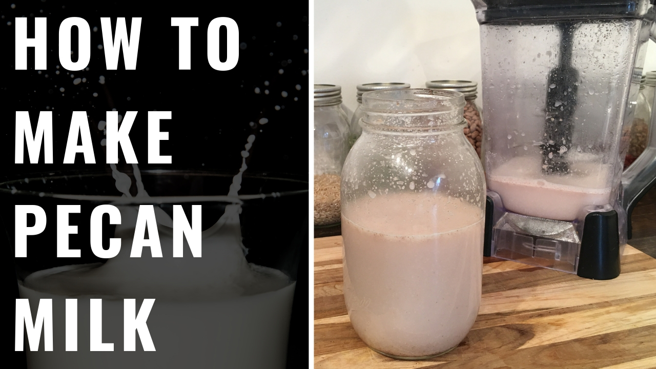 Easy Vegan Pecan Milk