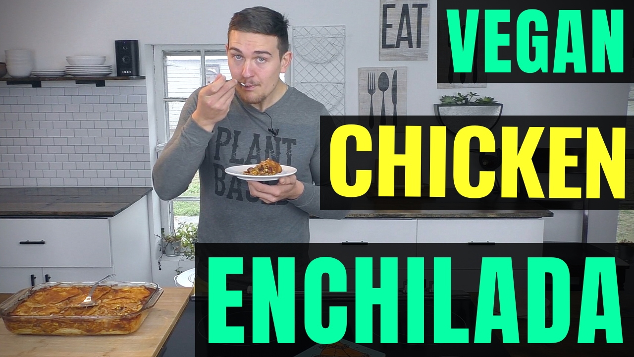 Vegan Chicken Enchilada Bake