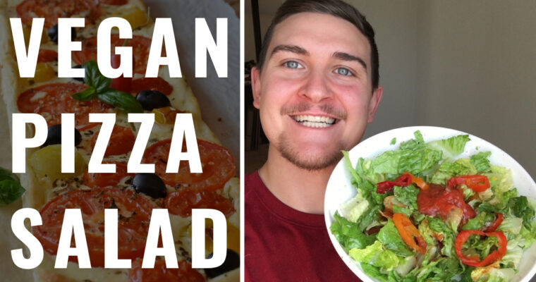 Easy Vegan Pizza Salad