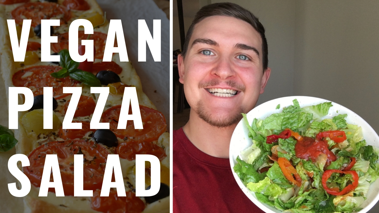 Easy Vegan Pizza Salad