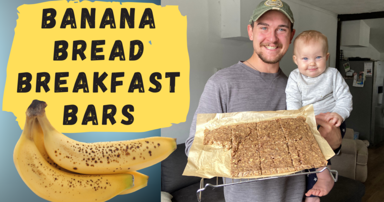 Banana Bread Breakfast Bars